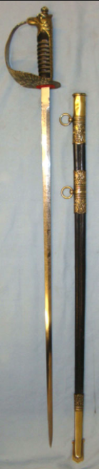 1930's/ WW2 Era Italian Royal Air Force (Regia Aeronautica ) Officer's Dress Sword With Etched Blade