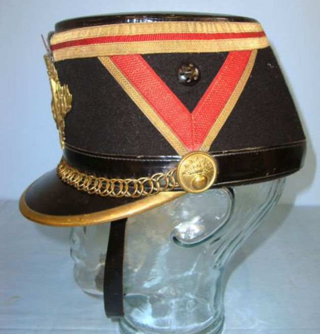 French Third Republic Republican Guard Model 1874 Shako By Barrau Paris With 'Paris Arms' Helmet - Bild 2 aus 3