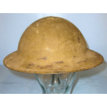 WW1 British MK II Brodie Combat Helmet With Liner & Chin Strap