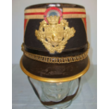 French Third Republic Republican Guard Model 1874 Shako By Barrau Paris With 'Paris Arms' Helmet