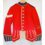 WW1 Period British Corporal's, Scarlet Doublet Front Tunic