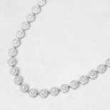 Tiffany & Co. Platinum 6.44ct Diamond Circlet Necklace