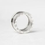 Bulgari 18k White Gold 4 Band B.Zero 1 Ring