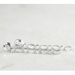 Tiffany & Co. Platinum 1.10ct Diamond Drop Earrings