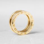 Bulgari 18k Yellow Gold B.Zero 1 Ring