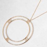 Tiffany & Co. 18k Rose Gold Large Atlas Necklace