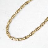 Cartier 18k Yellow Gold Double C Design Necklace