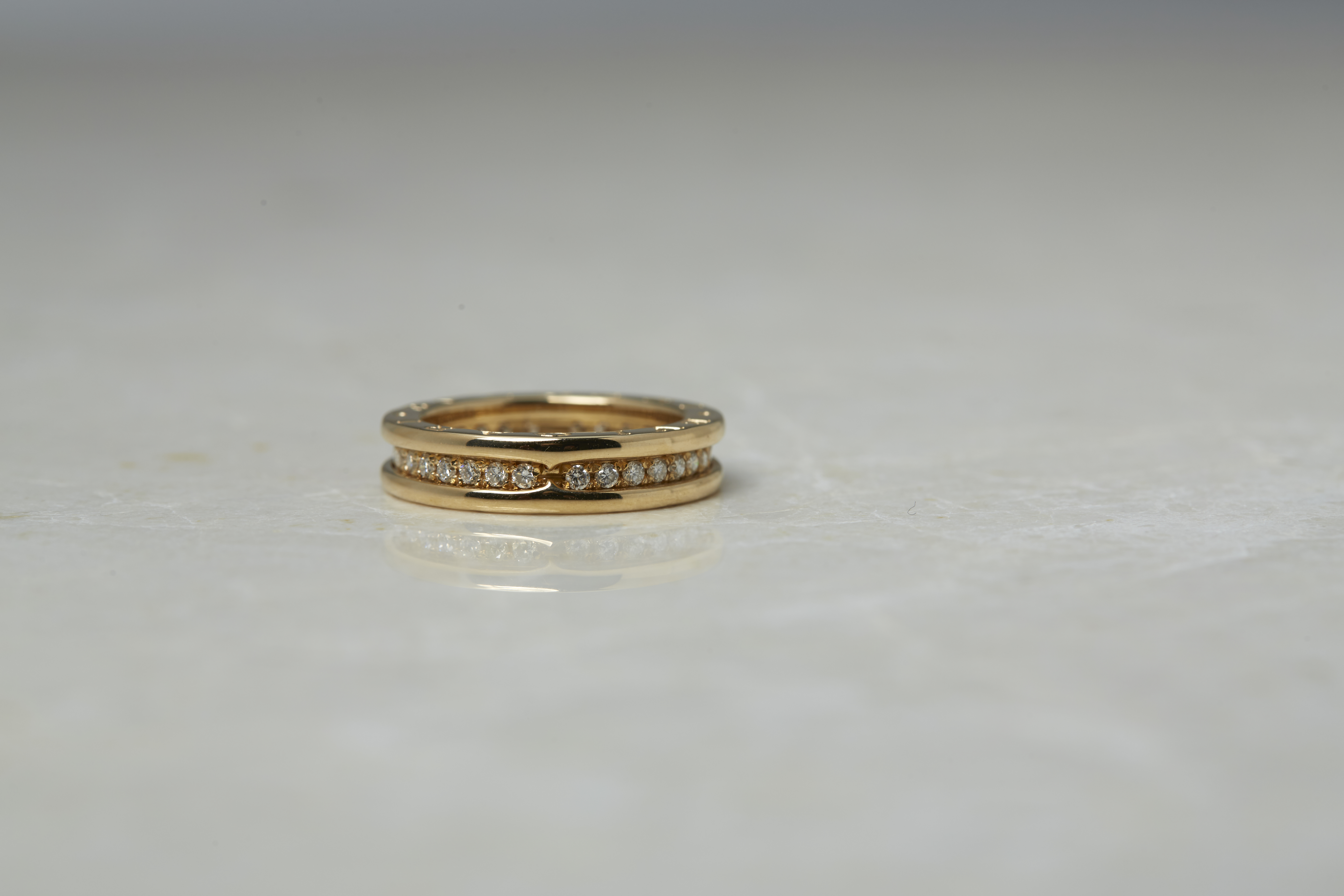 Bulgari 18k Yellow Gold 0.30ct Diamond B.Zero 1 Ring - Image 6 of 18