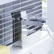 (H110) Niagra II Basin Mixer Tap Waterfall Feature Our range of waterfall taps add a contemporary