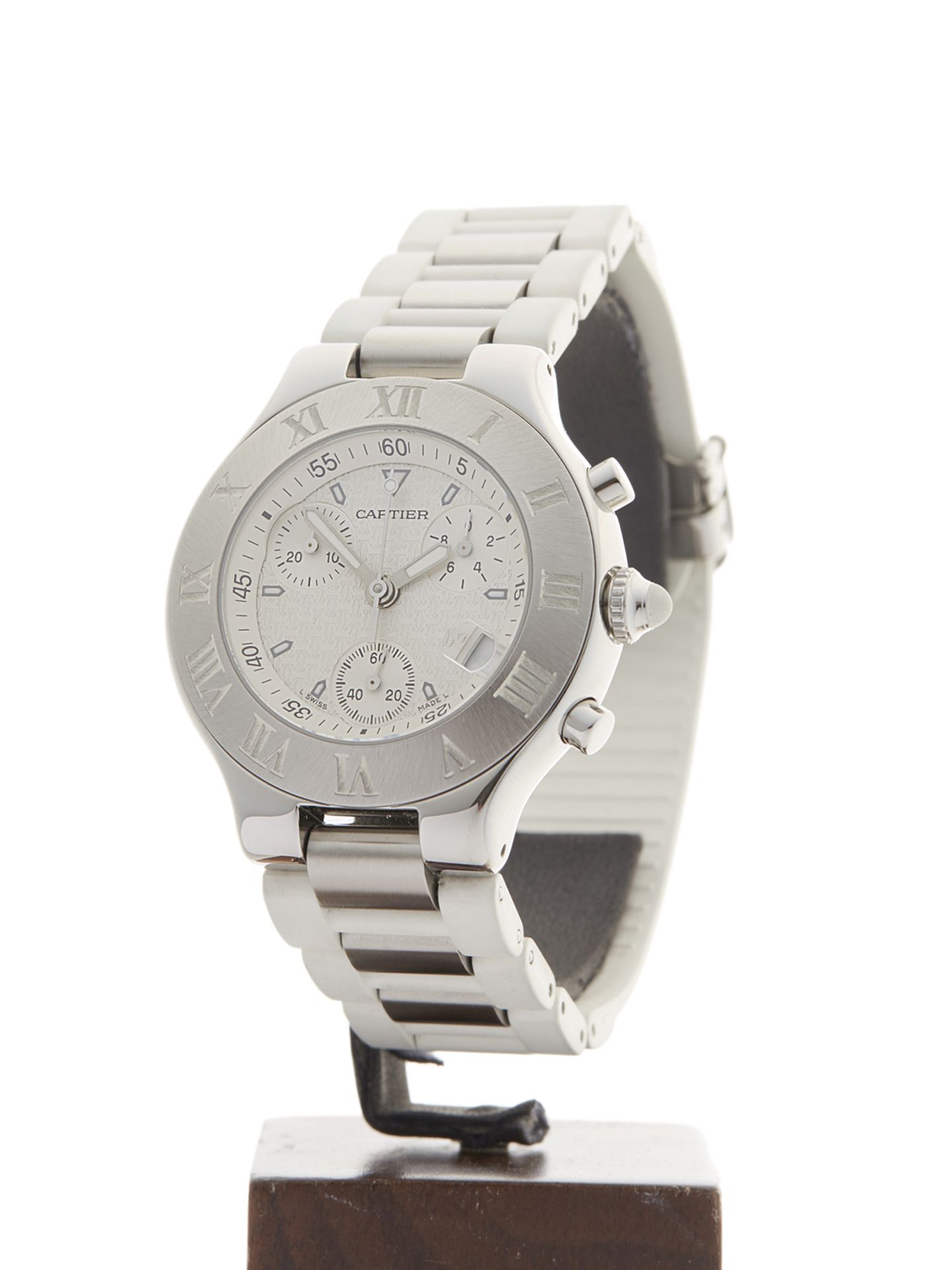 Cartier Must de 21 Chronoscaph 38mm Stainless Steel 2424