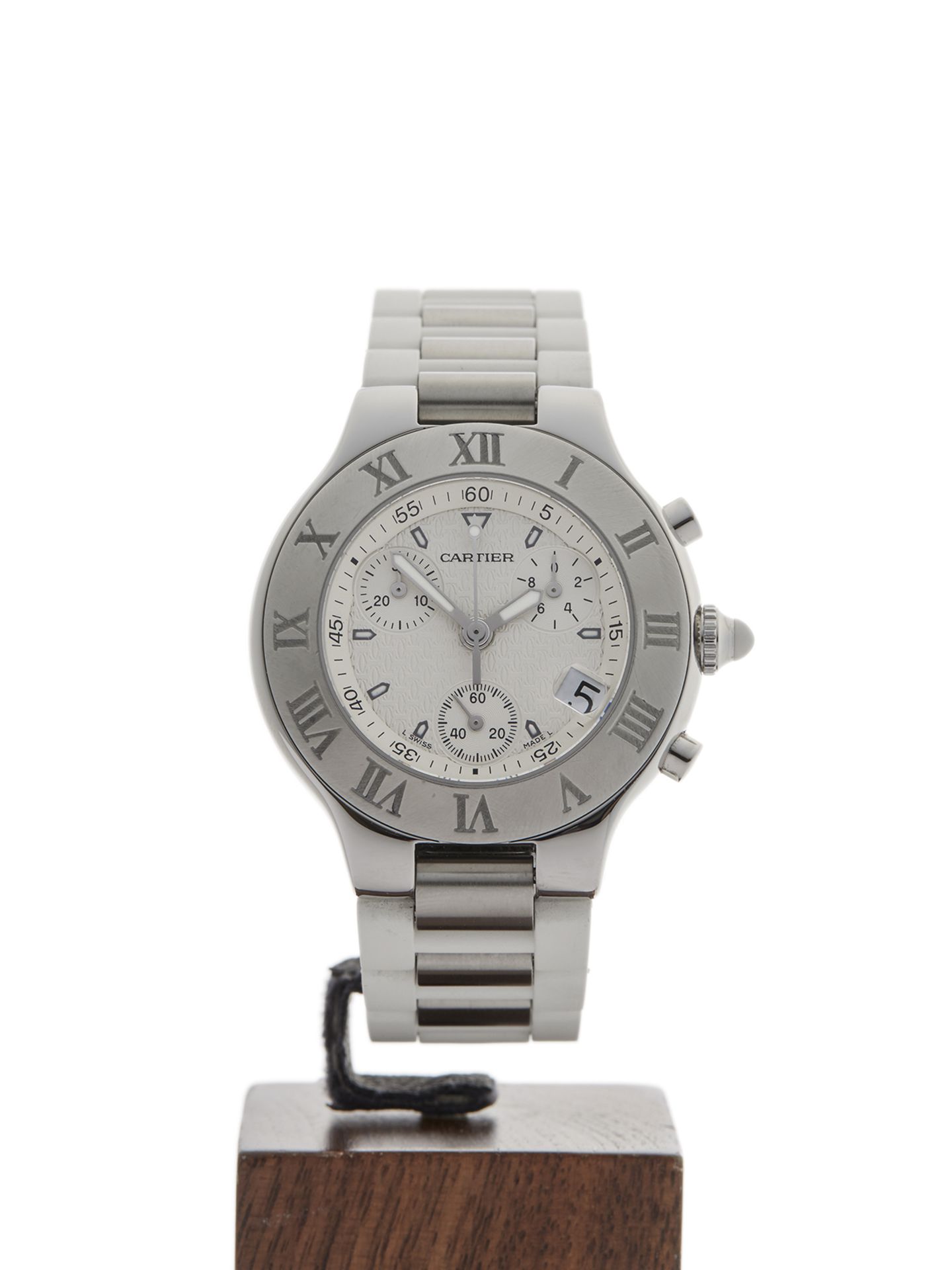 Cartier Must de 21 Chronoscaph 38mm Stainless Steel W10184U2 - Image 2 of 8