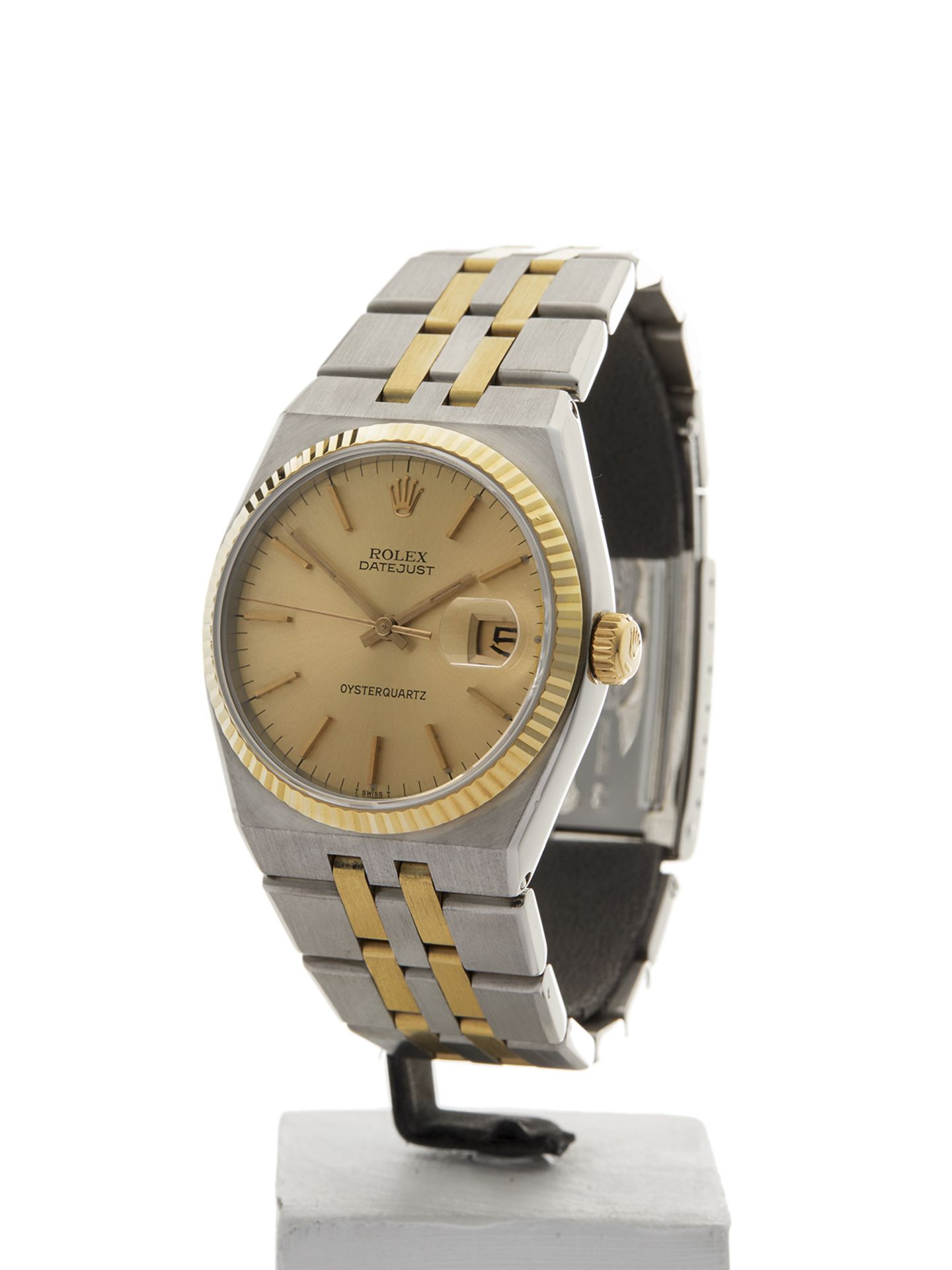 Rolex Oyster Quartz 36mm Stainless Steel & 18k Yellow Gold 17013