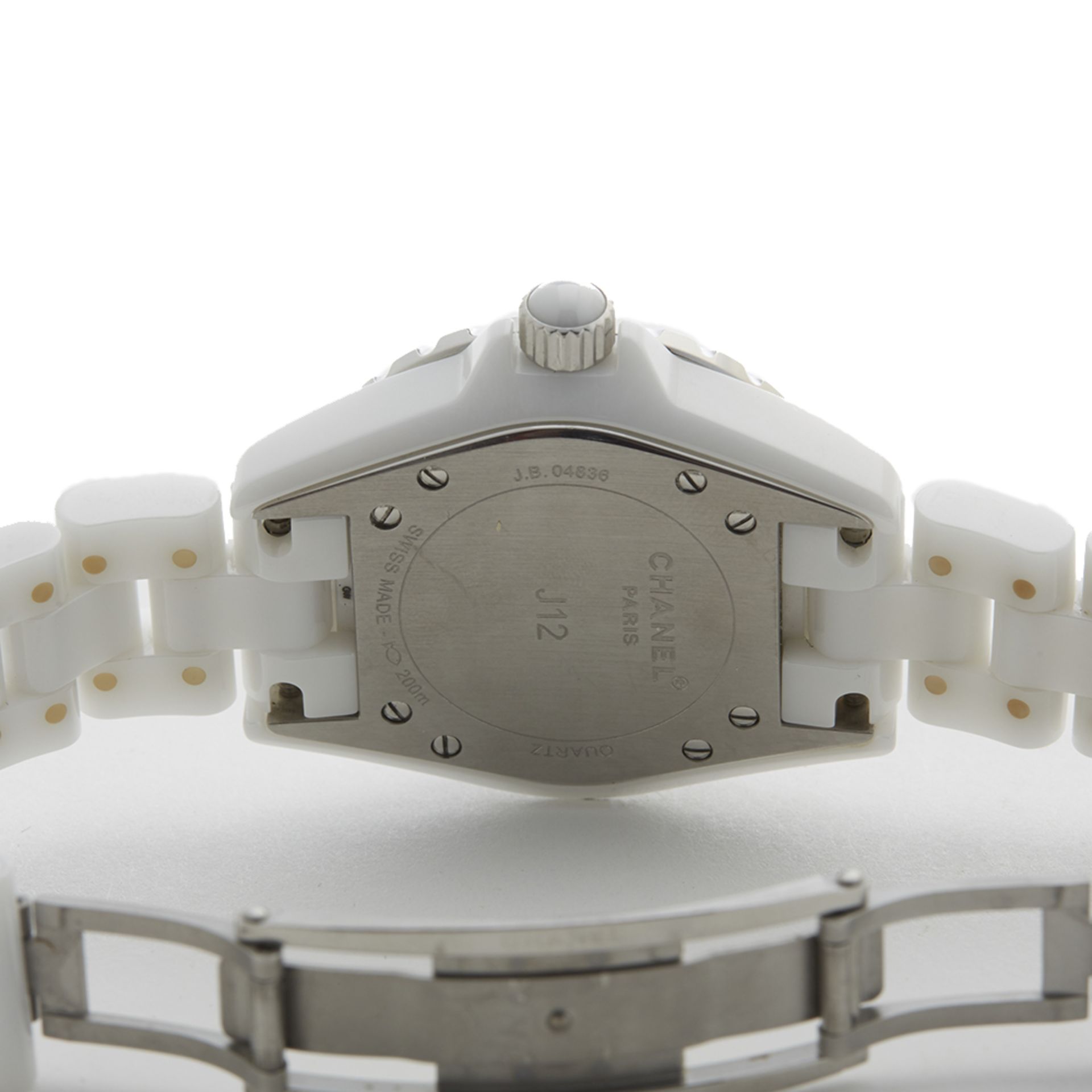 Chanel J12 33mm White Ceramic H0968 - Image 7 of 9