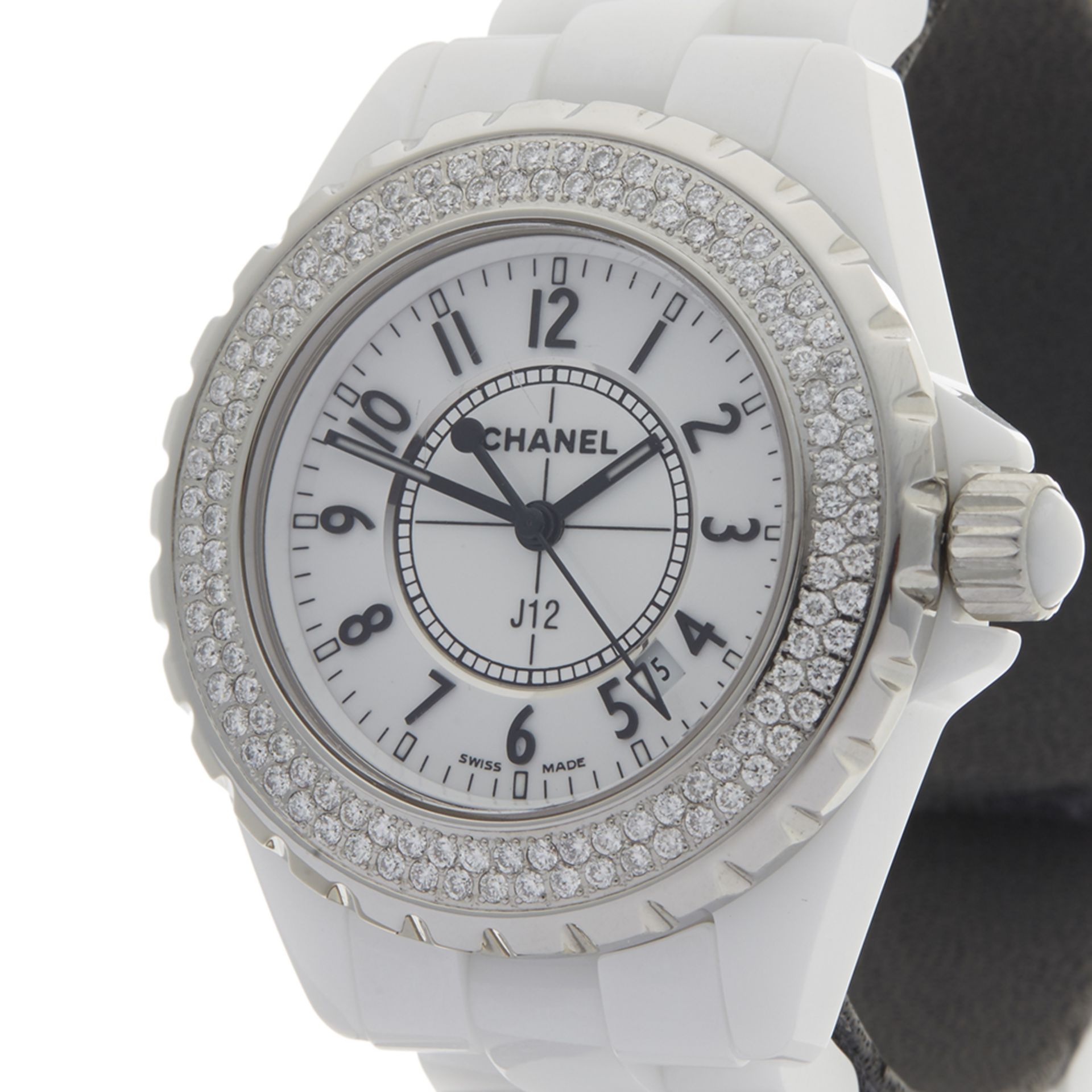 Chanel J12 33mm White Ceramic H0968 - Image 3 of 9