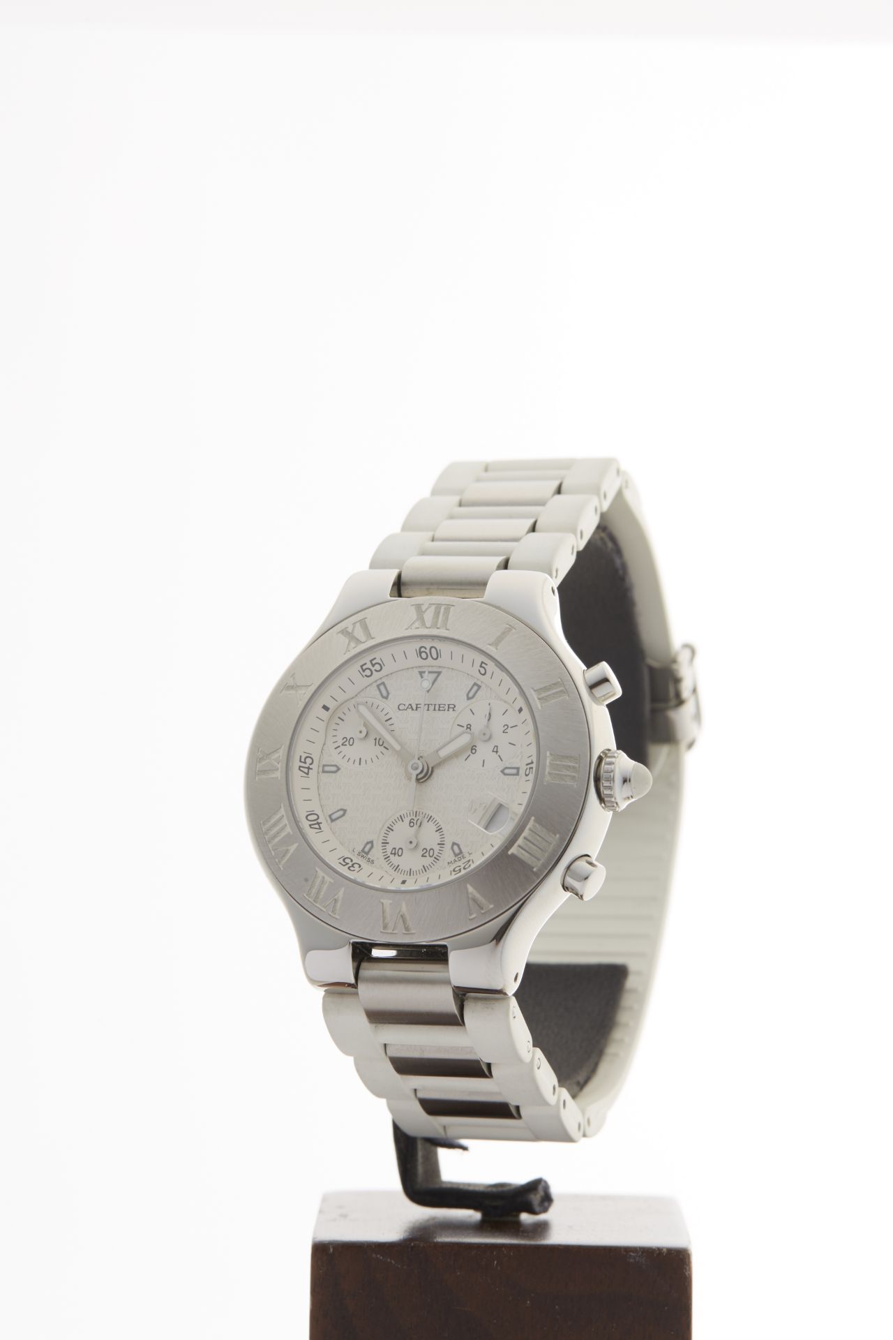 Cartier Must de 21 Chronoscaph 38mm Stainless Steel 2424 - Image 11 of 16