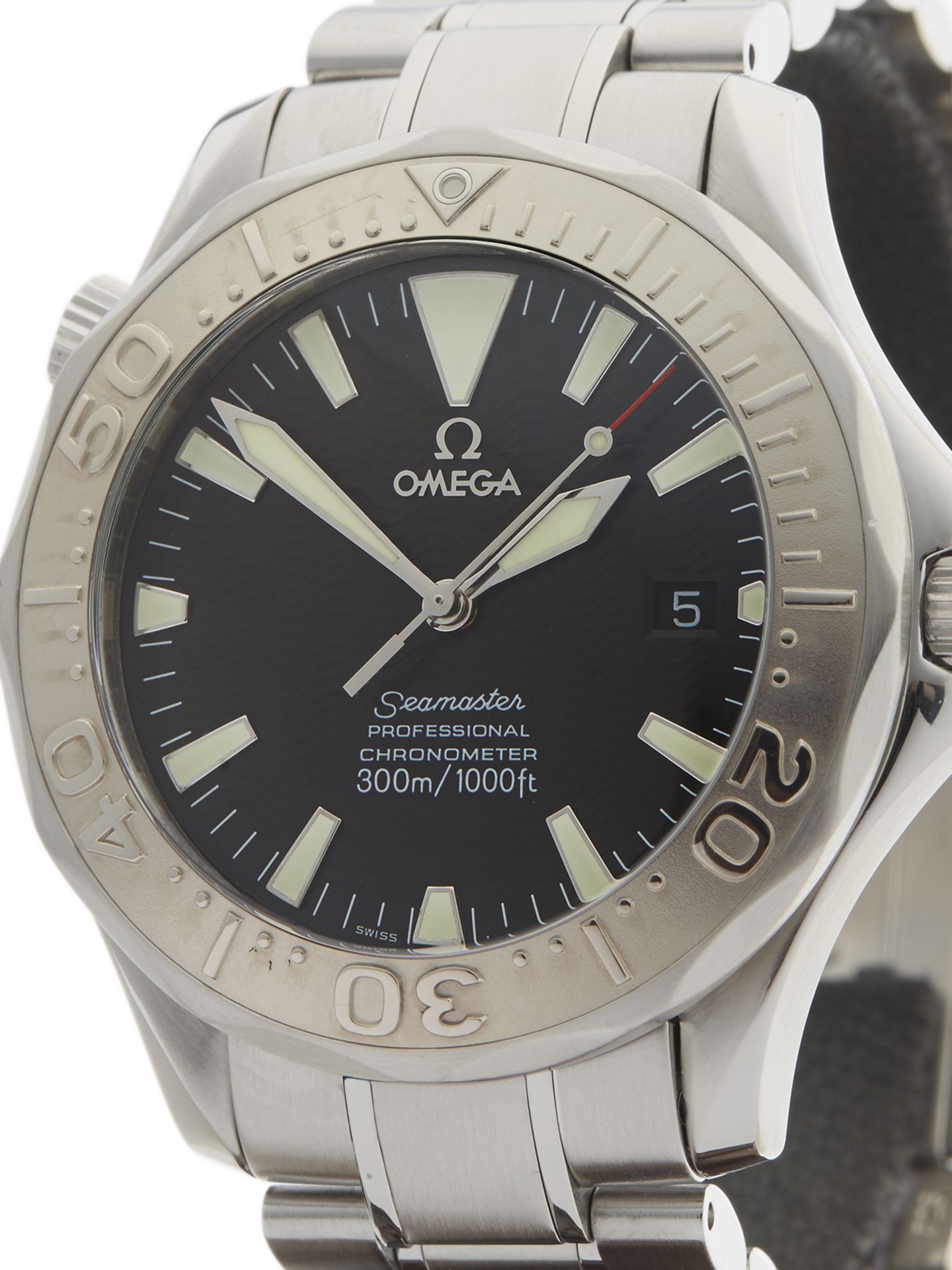 Omega Seamaster 41mm Stainless steel & 18k white gold 2230500 - Image 3 of 9