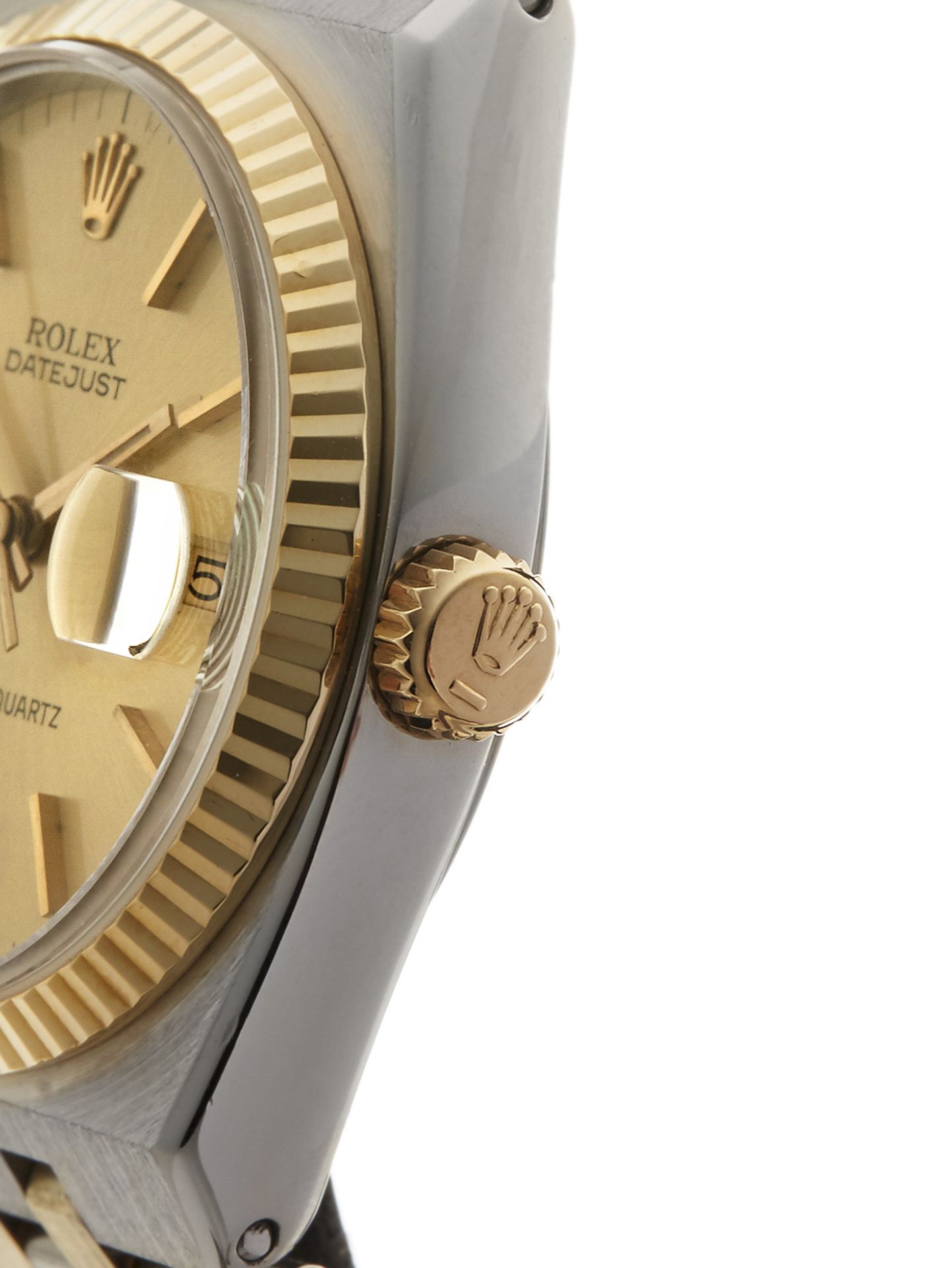 Rolex Oyster Quartz 36mm Stainless Steel & 18k Yellow Gold 17013 - Image 4 of 9