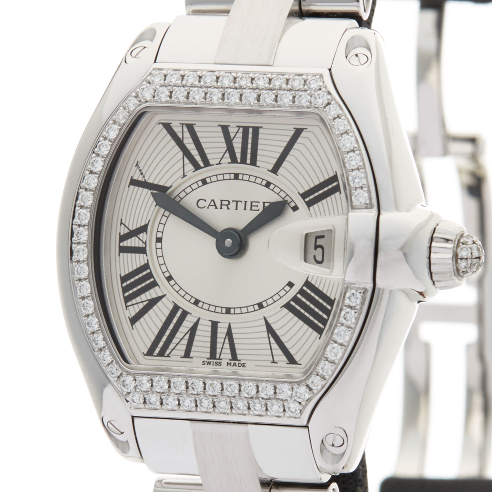 Cartier Roadster 32mm 18k White Gold 2723 - Image 10 of 16