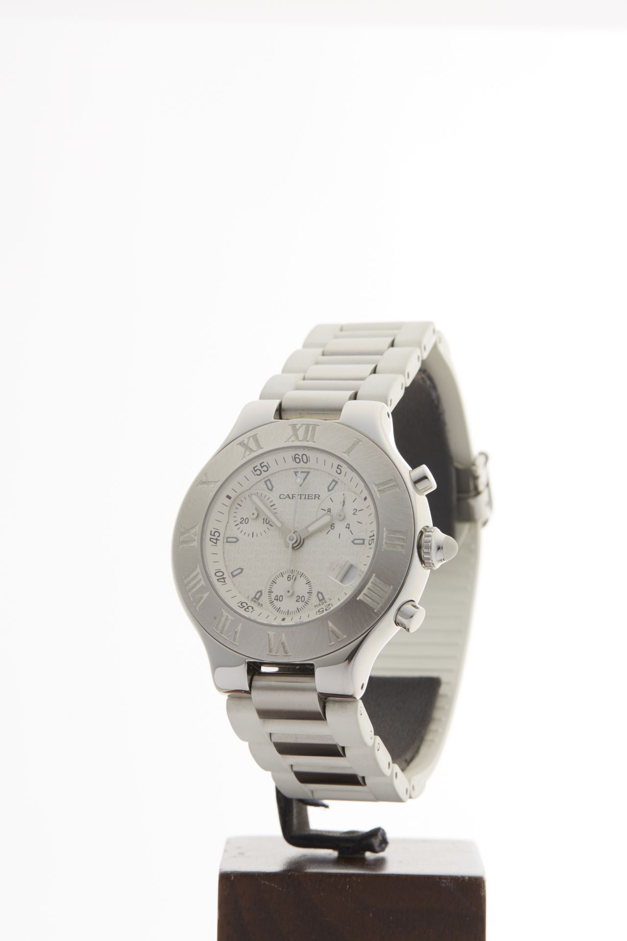 Cartier Must de 21 Chronoscaph 38mm Stainless Steel 2424 - Image 9 of 16