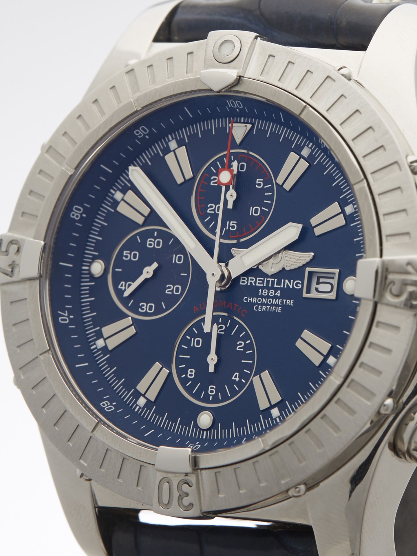 Breitling Super Avenger Chronograph 47mm Stainless Steel A13370 - Image 3 of 8