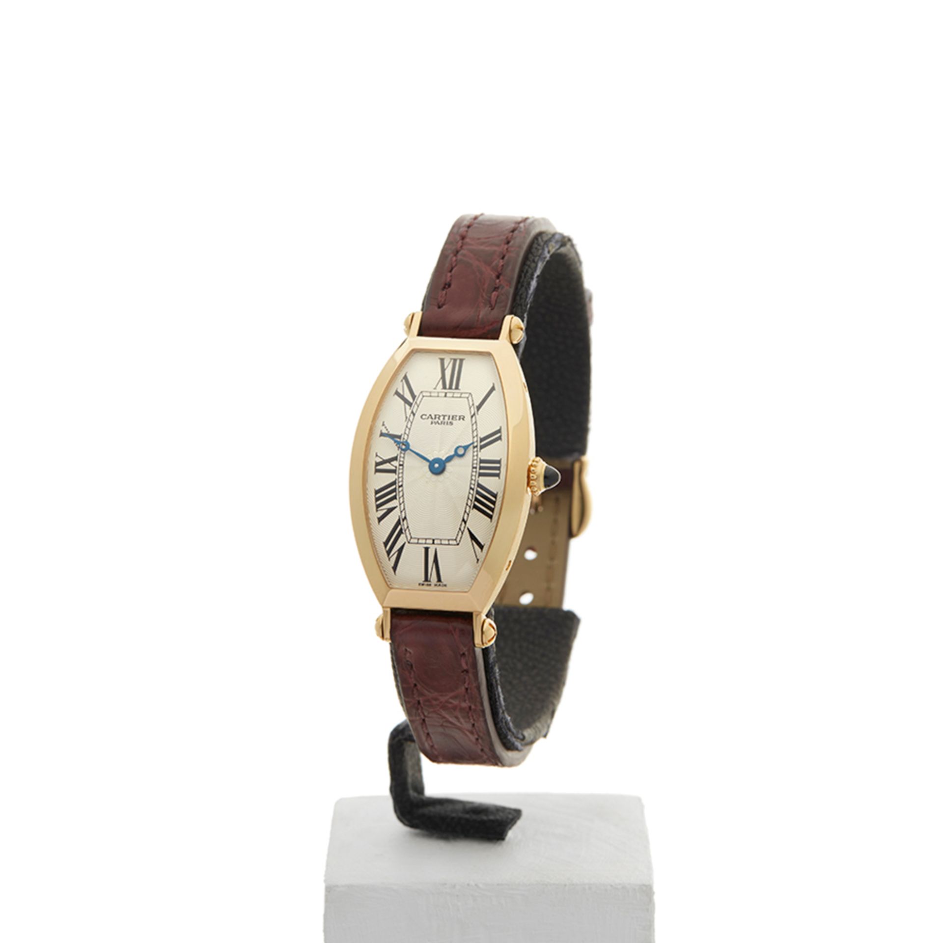 Cartier Tonneau 20mm 18k Yellow Gold 2595E - Image 9 of 14