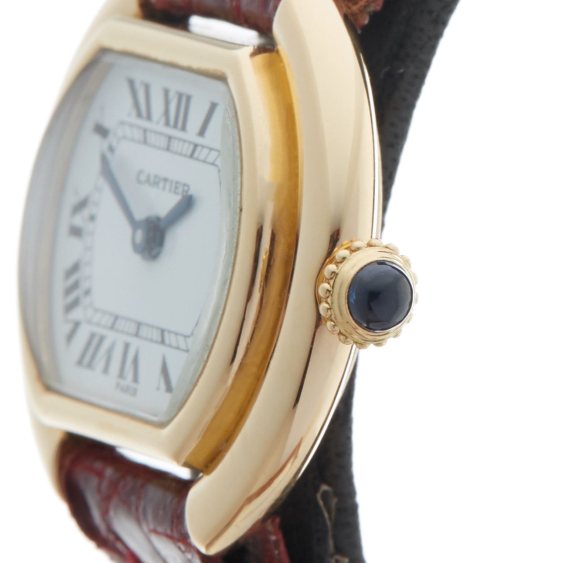 Cartier Ellipse 26mm 18k Yellow Gold 670812363 - Image 4 of 9
