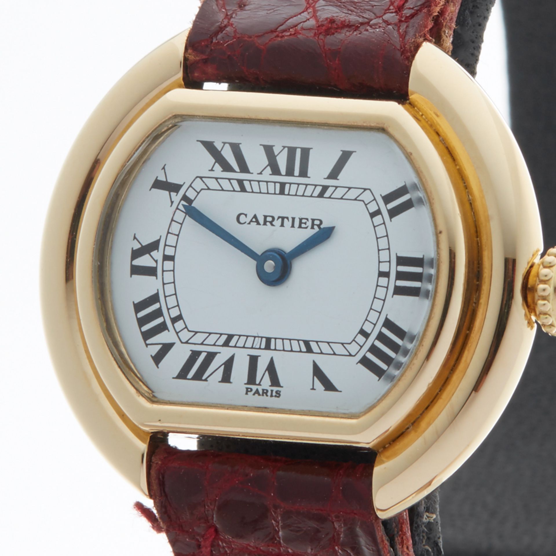 Cartier Ellipse 26mm 18k Yellow Gold 670812363 - Image 3 of 9