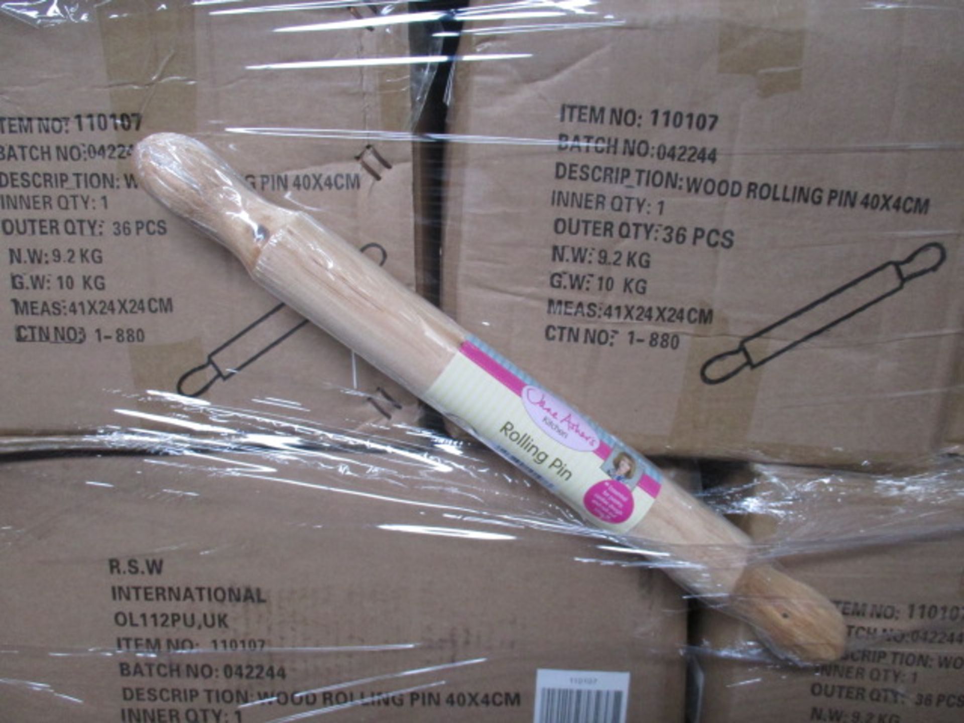 50 x cartons Jane Asher Rolling Pin - 36pcs per carton - 1800pcs total sealed unopened - rrp £ 1. - Image 2 of 4