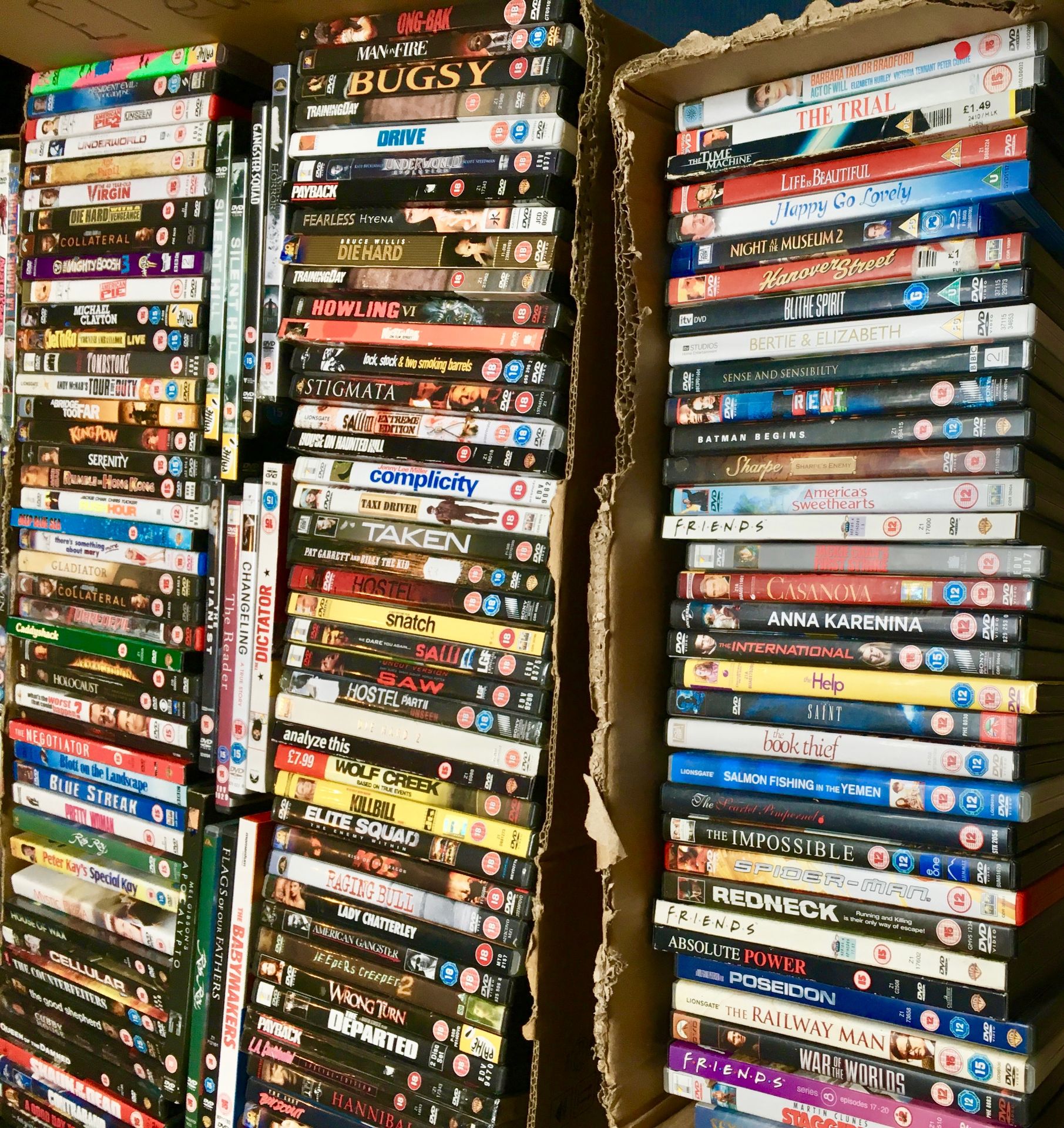 50 Mixed DVD's