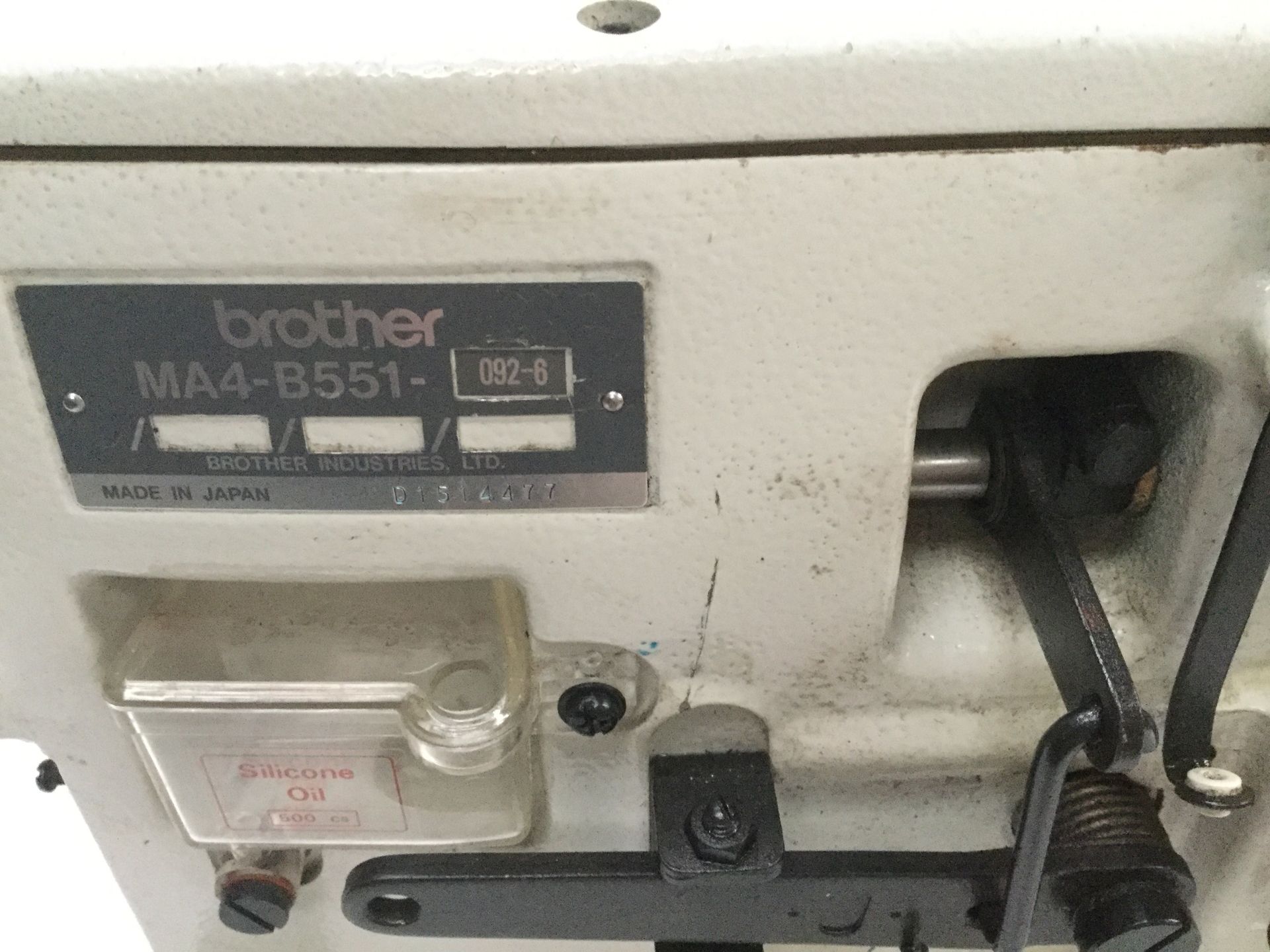 Brother 4 thread industrial sewing machine - Image 3 of 3