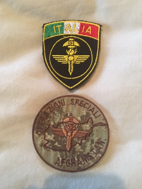 italy special ops patches/afghanistan