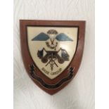 Rare Rhodesian forces woodplaque