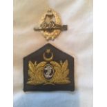 turkey navy gold bullion badge +metal commando badge