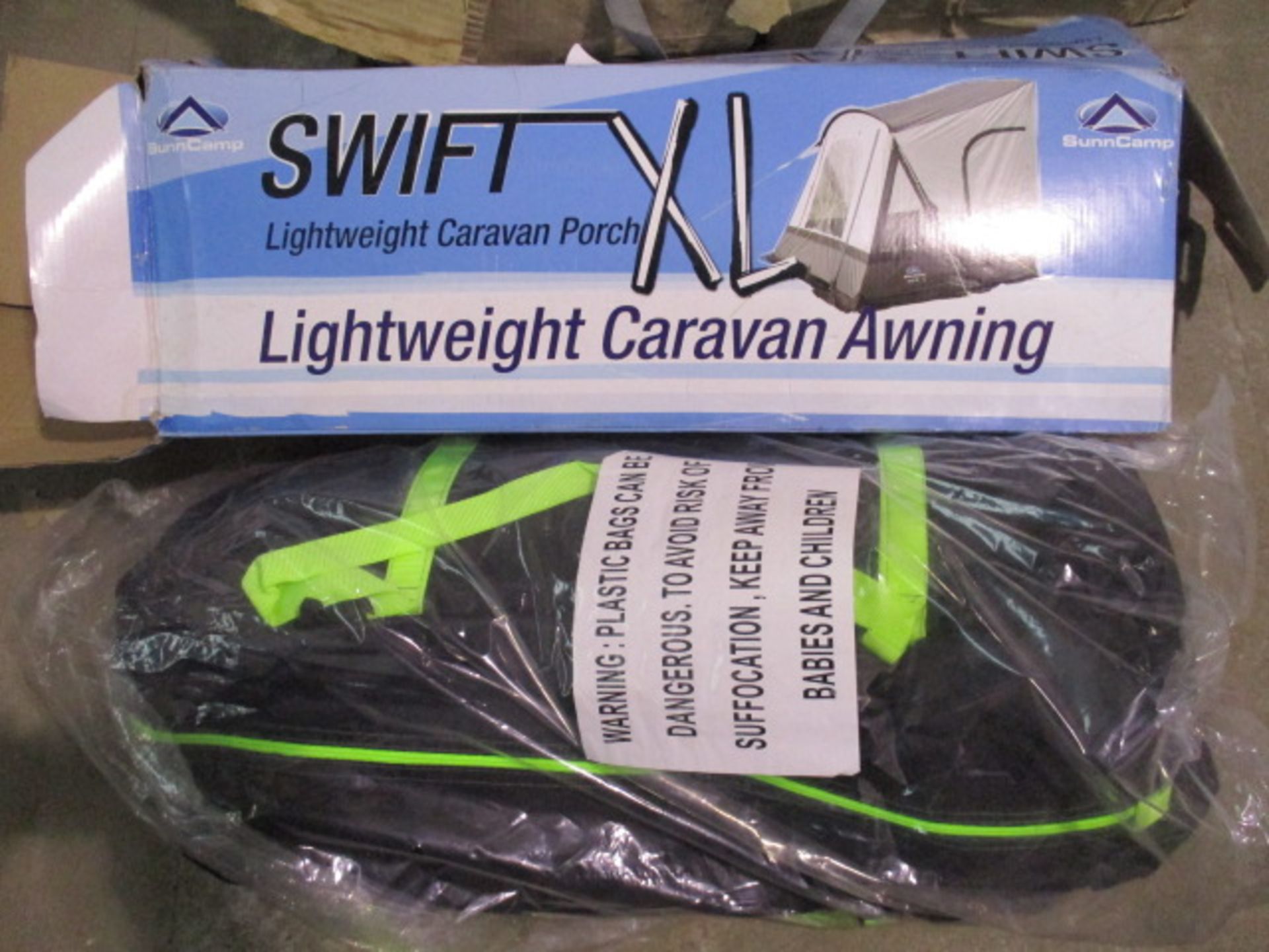 Swift light weight caravan awning by Sunncamp still sealed in the bag rrp £115