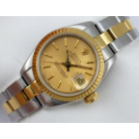 Rolex Ladies 1988 18k Corduroy original dial