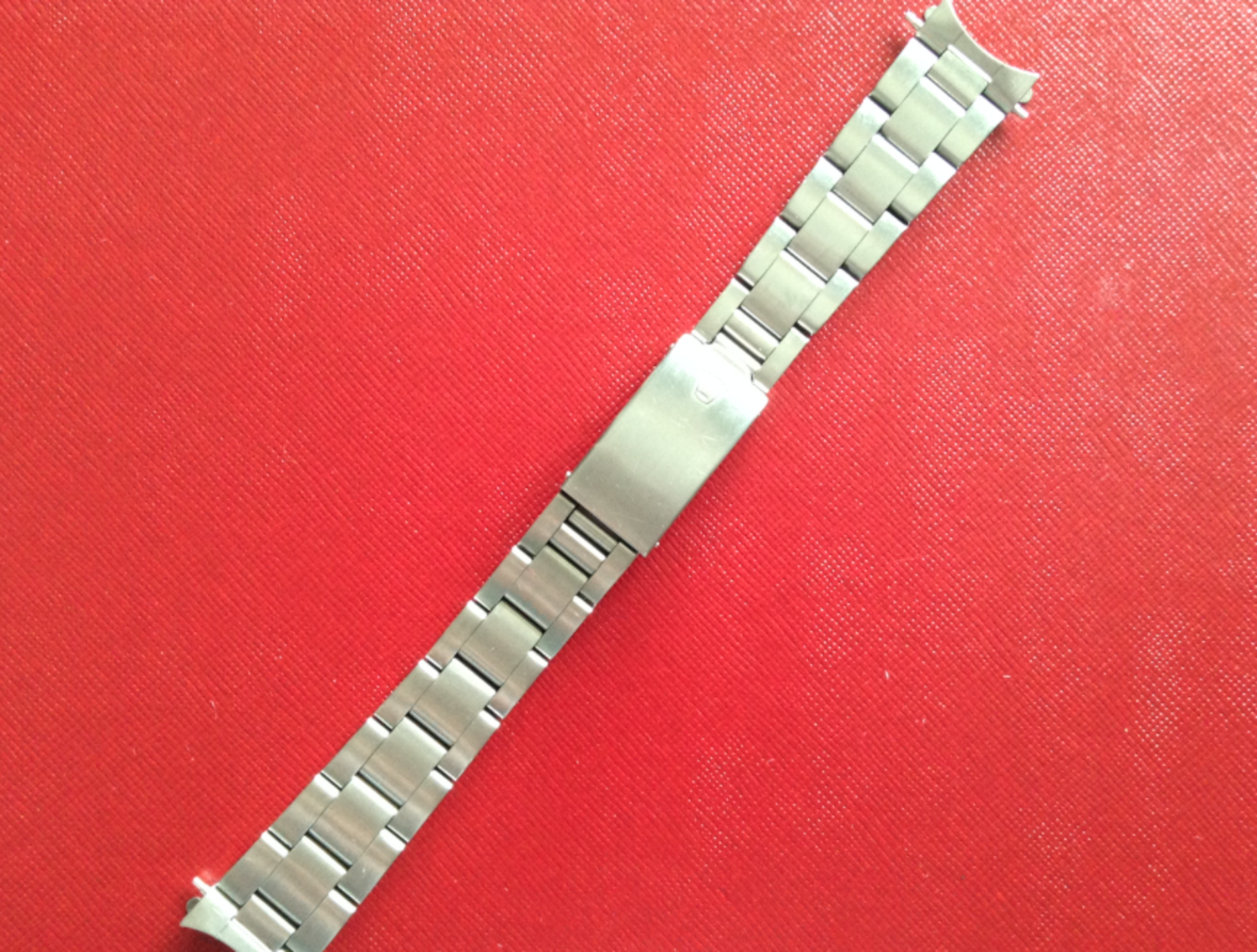 Rolex rare stainless steel oyster bracelet & clasp vintage 1970s 17mm No watch - Image 3 of 3