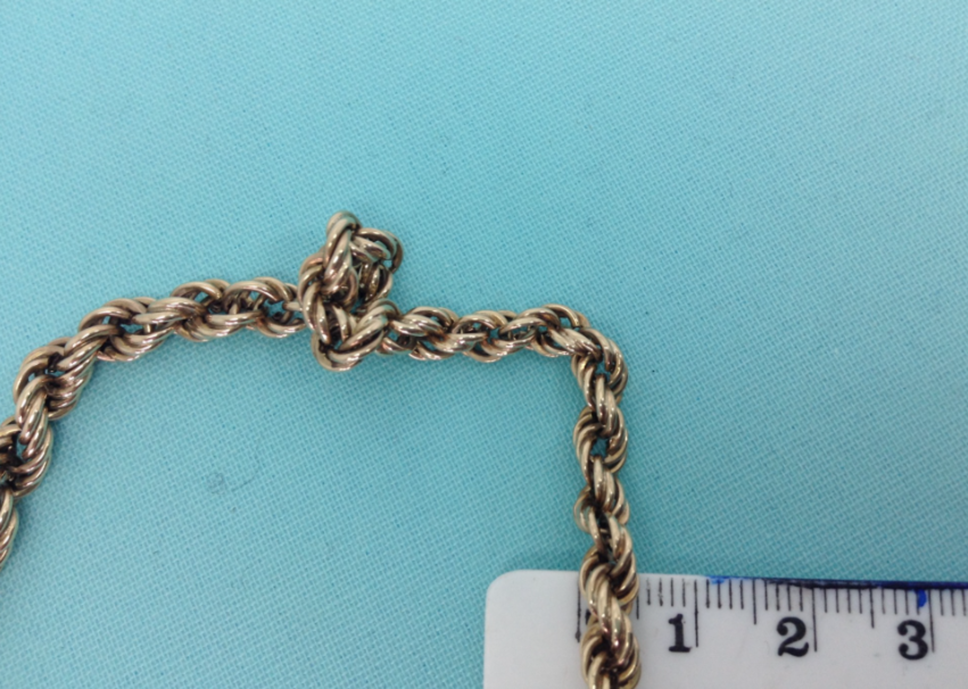 9ct GOLD ROPE CHAIN - Bild 2 aus 4