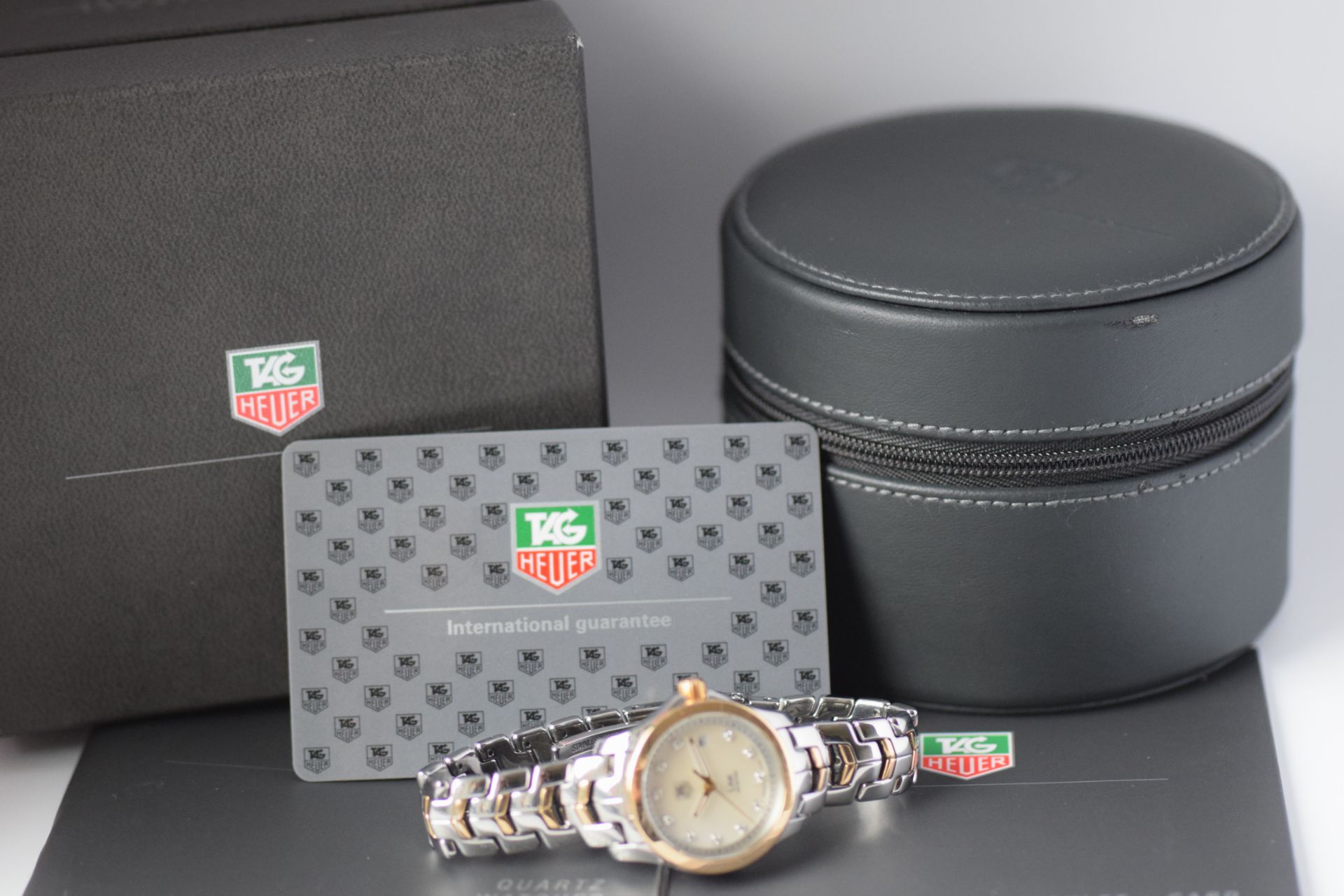 TAG HEUER LINK WJF1353.BB0581 WATCH MOP/DIAMONDS BOX & PAPERS - Image 11 of 12