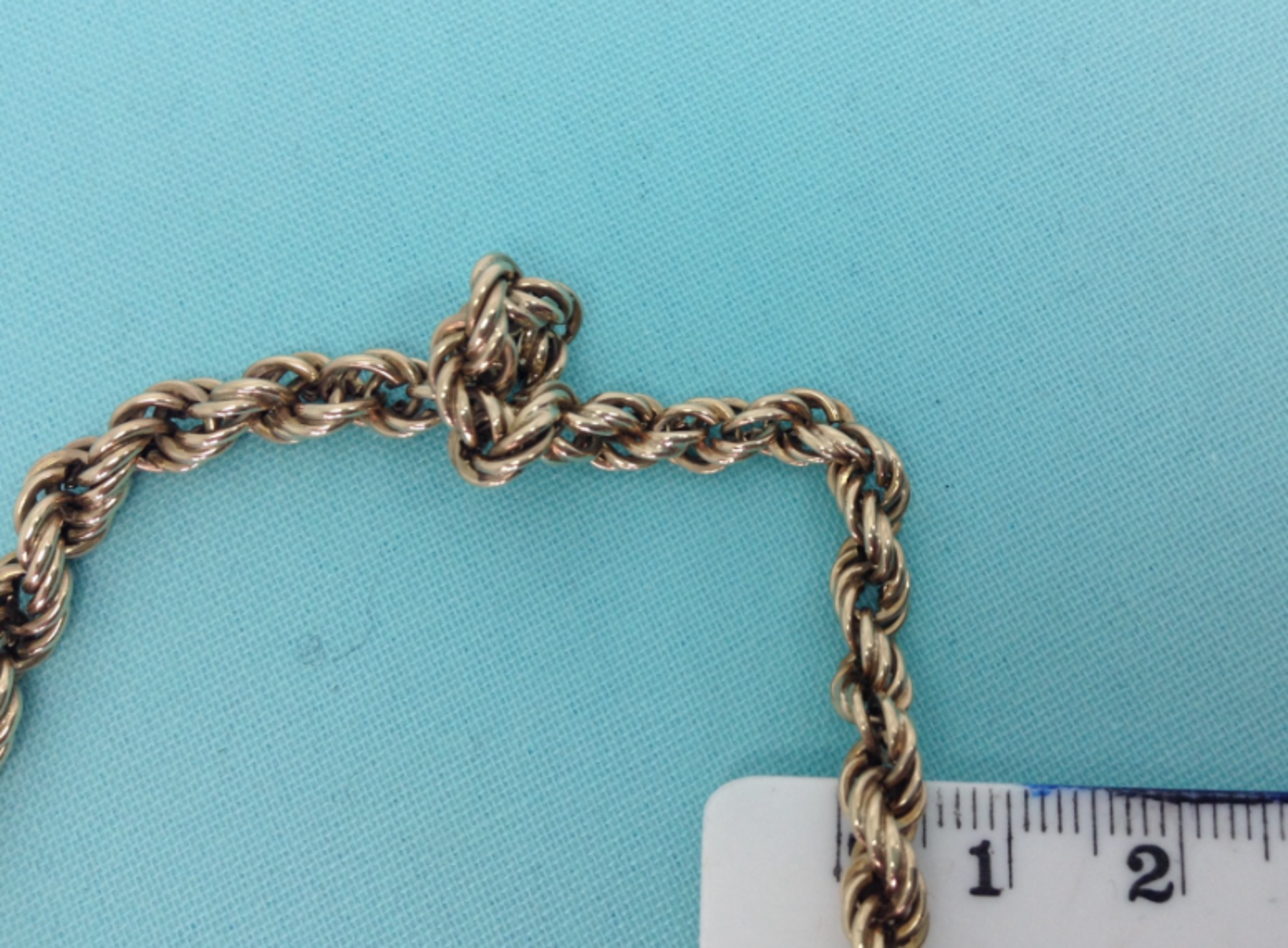 9ct GOLD ROPE CHAIN - Bild 4 aus 4