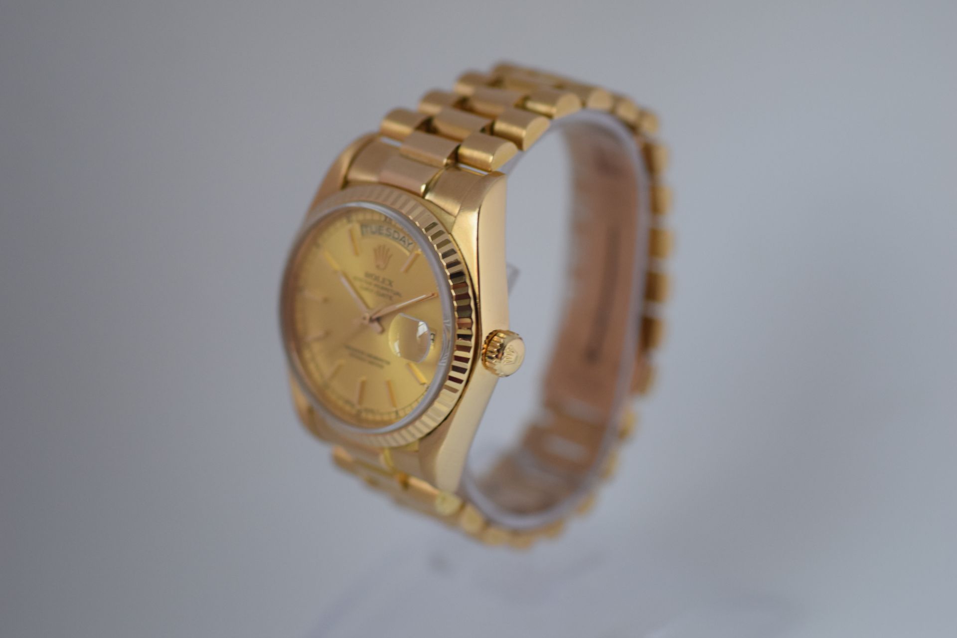 Rolex day date 18038 president 18ct solid gold - Image 2 of 10