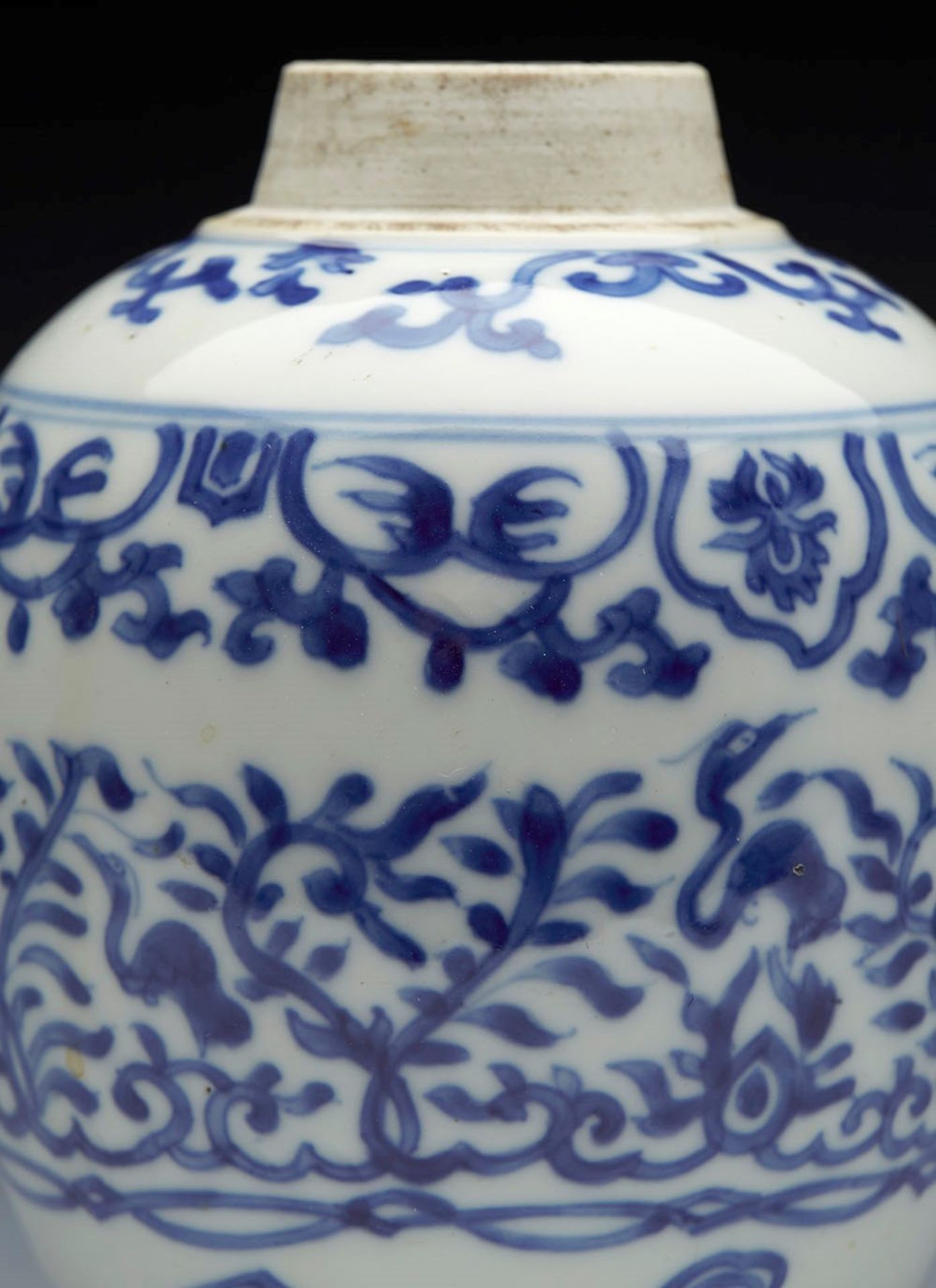 Antique Chinese Kangxi Jar With Exotic Birds 1662 - 1722 - Image 3 of 10