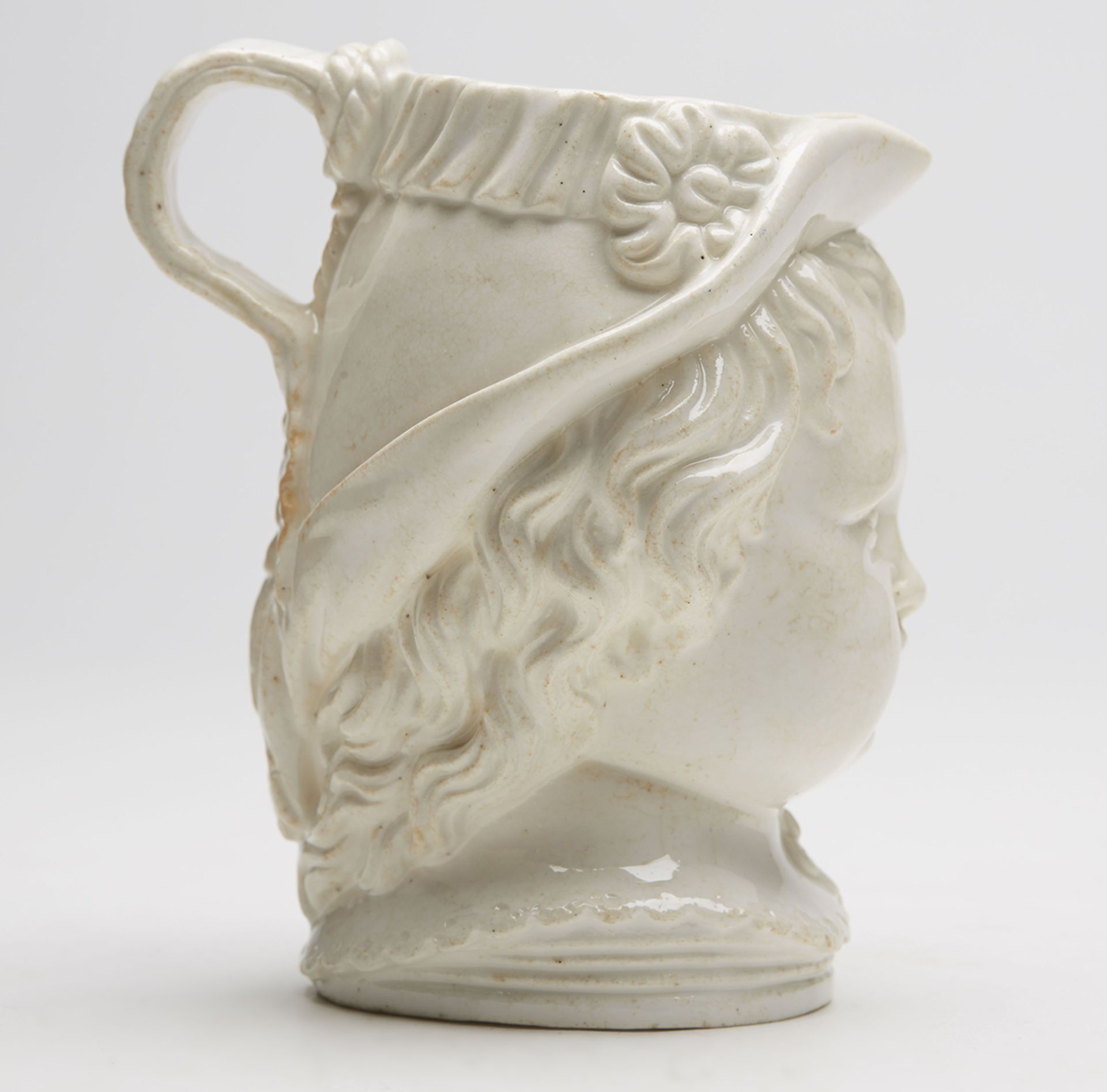 Antique Girl Character Milk Jug Early 19Th C. - Image 5 of 7