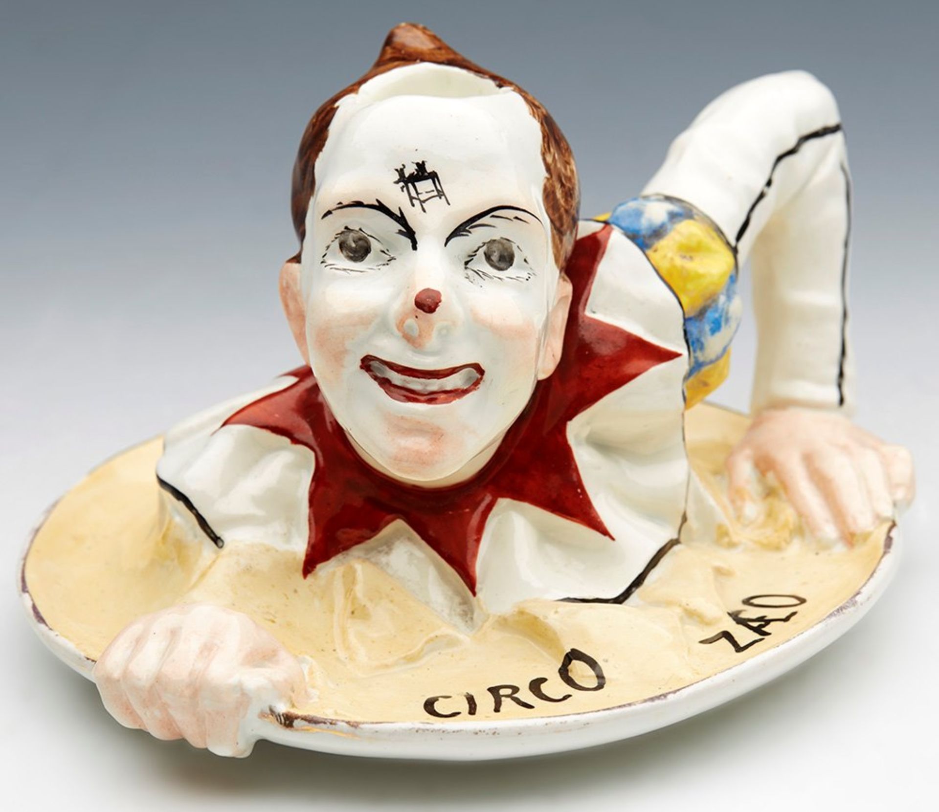 Vintage Continental Circo Zaeo Clown Chamberstick 20Th C. - Image 9 of 9