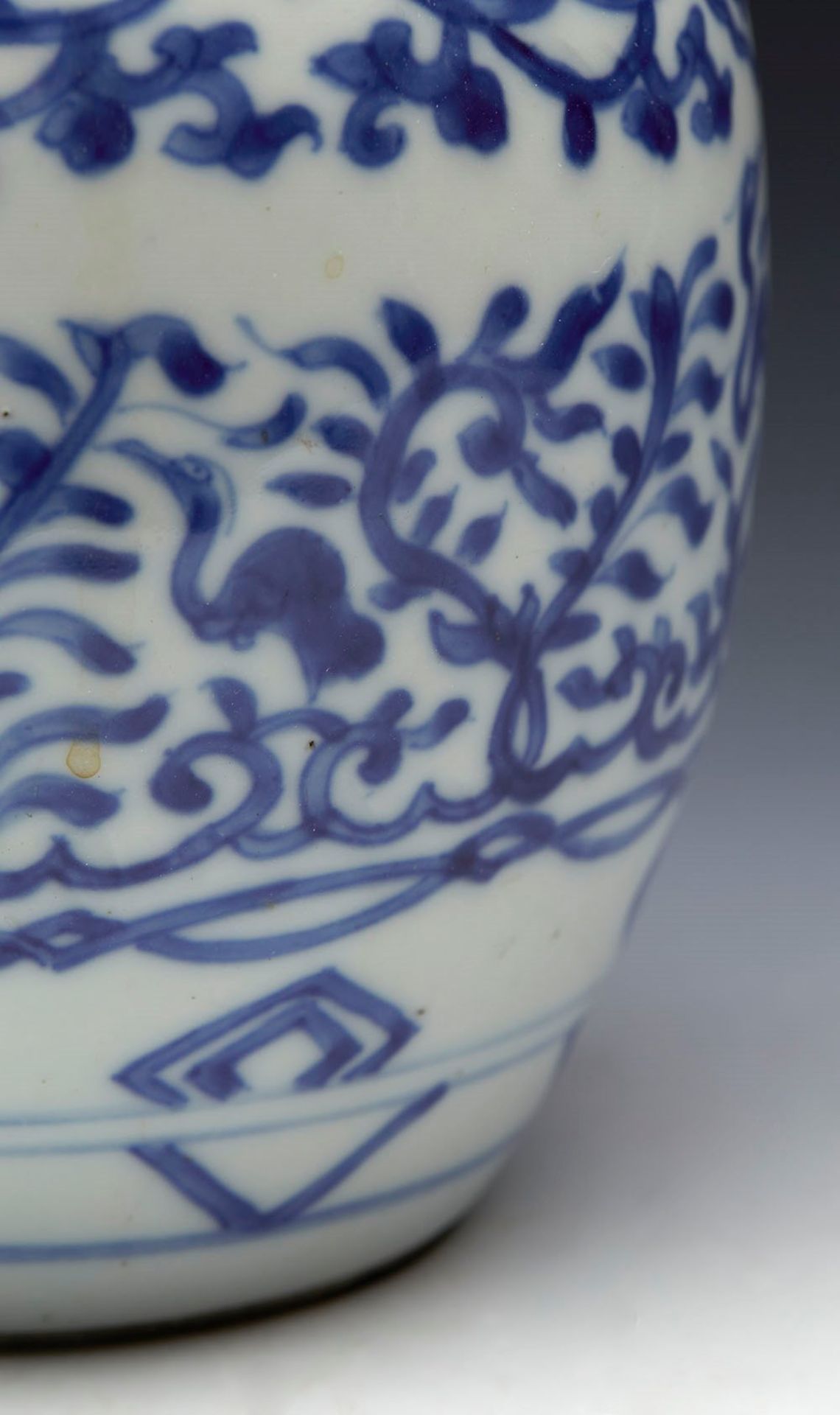 Antique Chinese Kangxi Jar With Exotic Birds 1662 - 1722 - Image 7 of 10