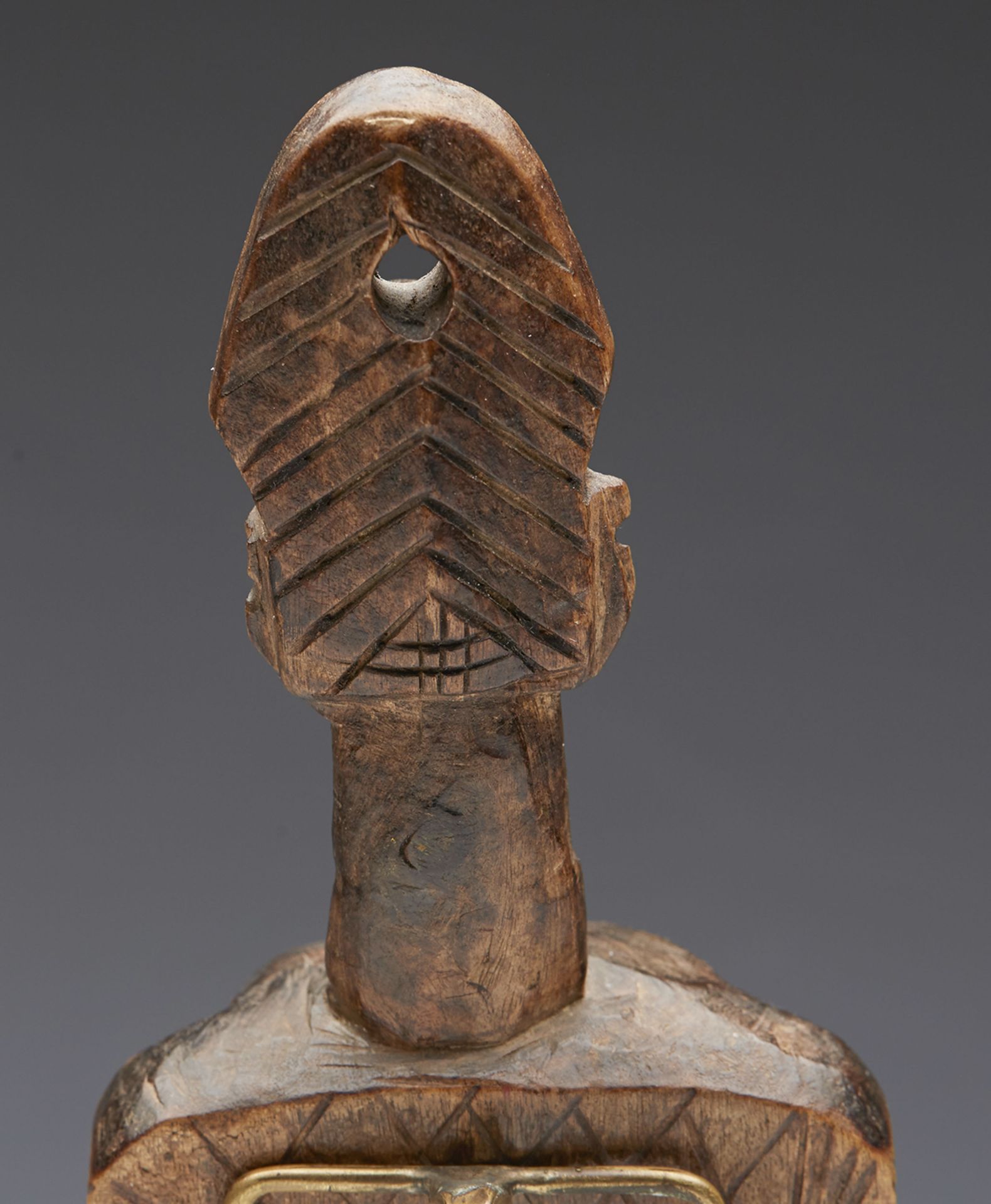 African Figural Baule Heddle Pulley Early 20Th C. - Image 5 of 6