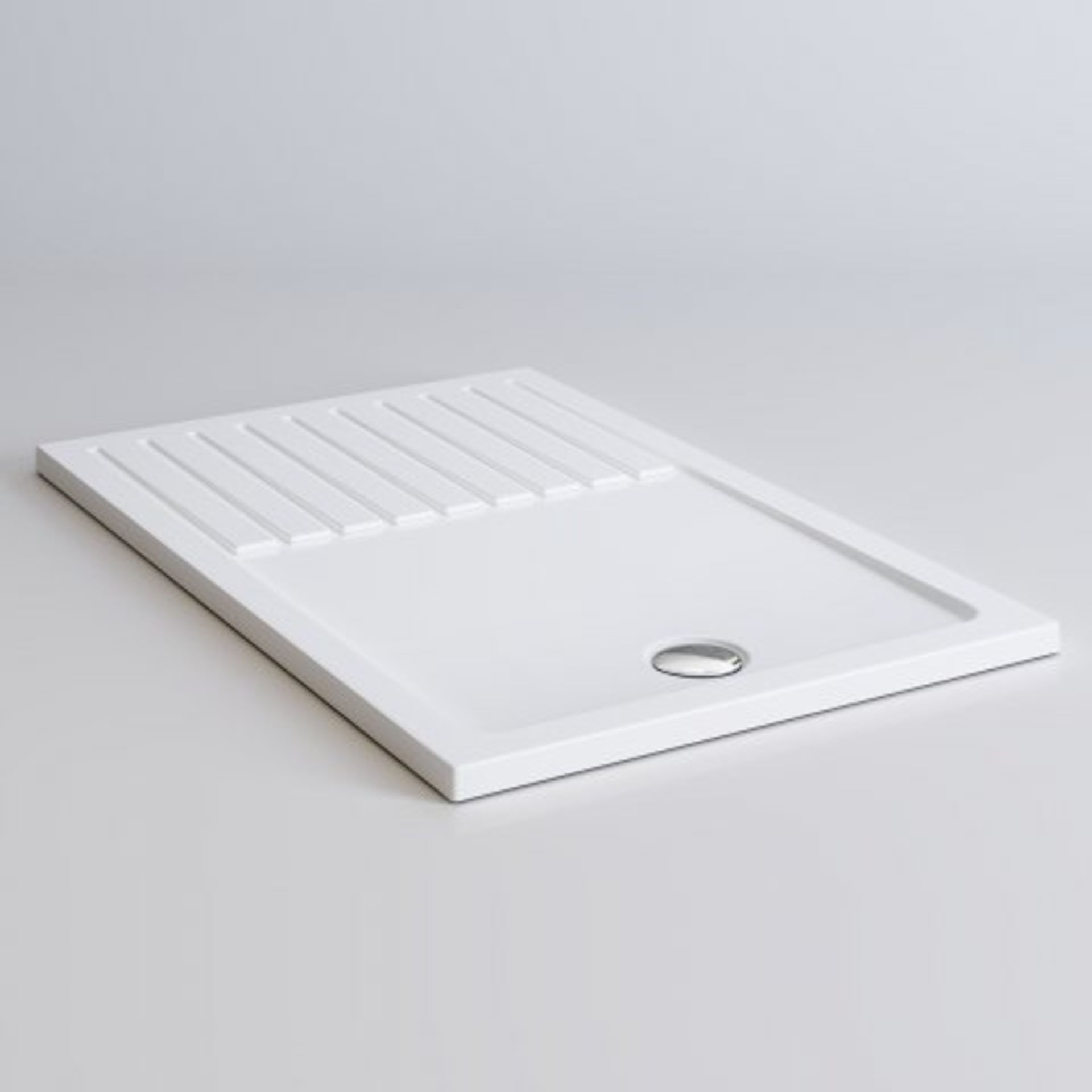 (AA40) 1400x900mm Rectangular Lightweight Walk In Shower Tray. RRP £272.99. Strong & Slimline low