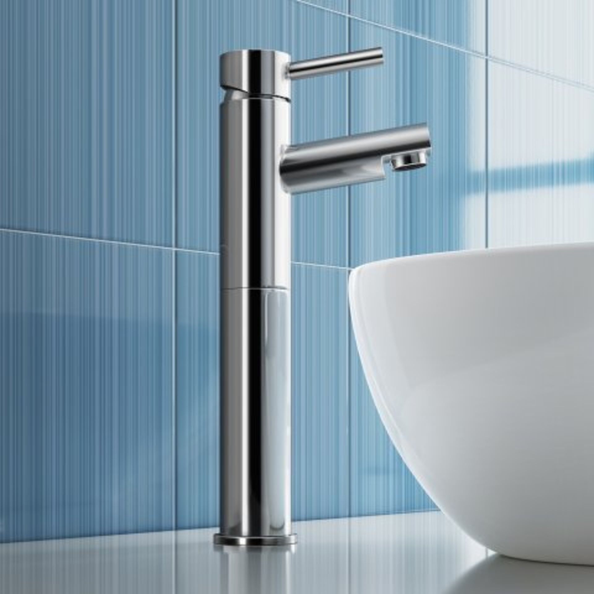 (AA185) Gladstone II Counter Top Basin Mixer Tap Presenting a contemporary design, this solid - Image 3 of 3