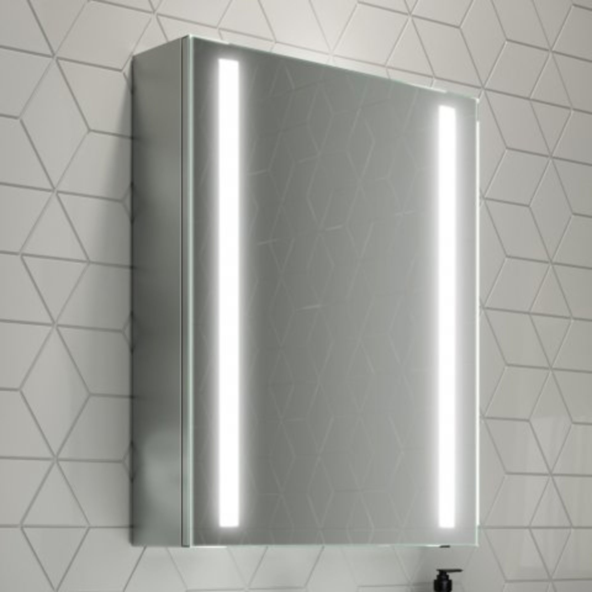 (AA13) 500x650mm Dawn Illuminated LED Mirror Cabinet. RRP £499.99. The 500x650mm Dawn Illuminated