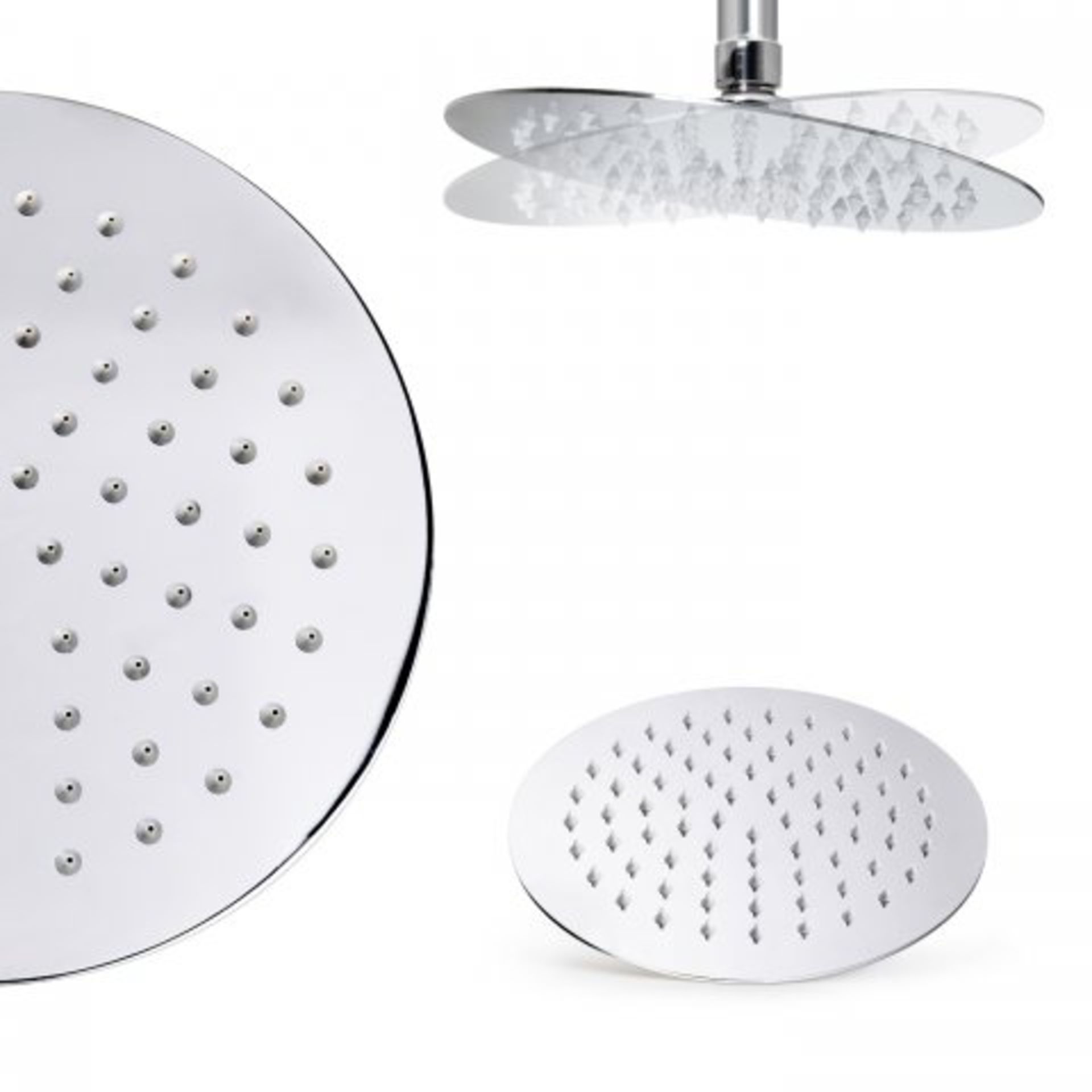 (AA51) Stainless Steel 200mm Round Shower Head Look no further than our lightweight 200mm round - Image 3 of 3