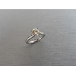 1.16ct diamond solitaire ring with a brilliant cut diamond. J colour and I1 clarity. Set in 18ct